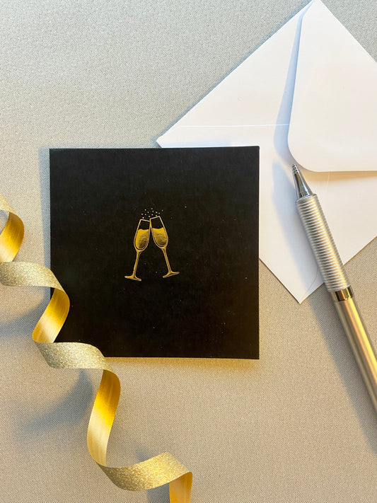 Gratulasjonskort "To glass"