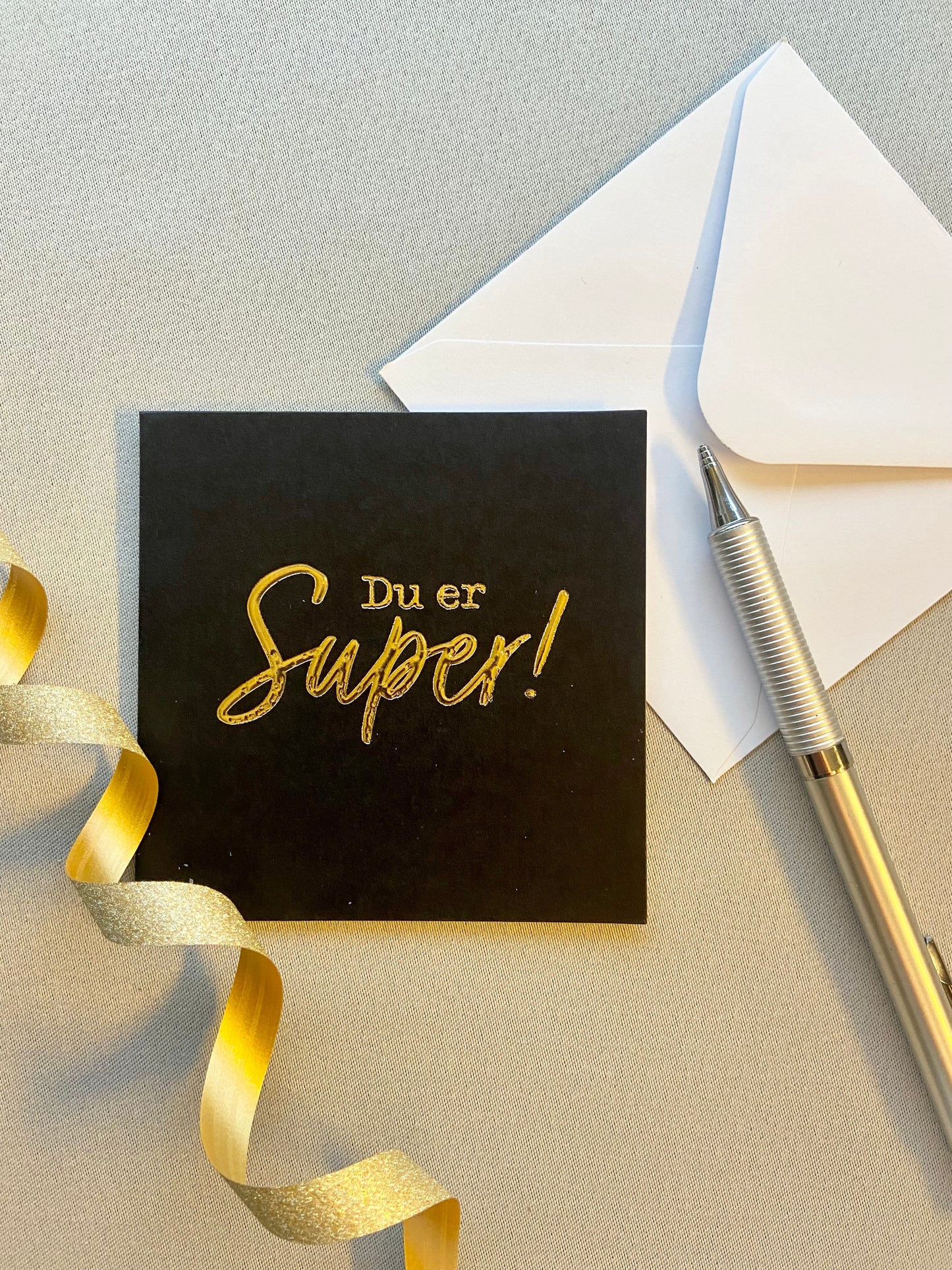 Gratulasjonskort "Du er super!"