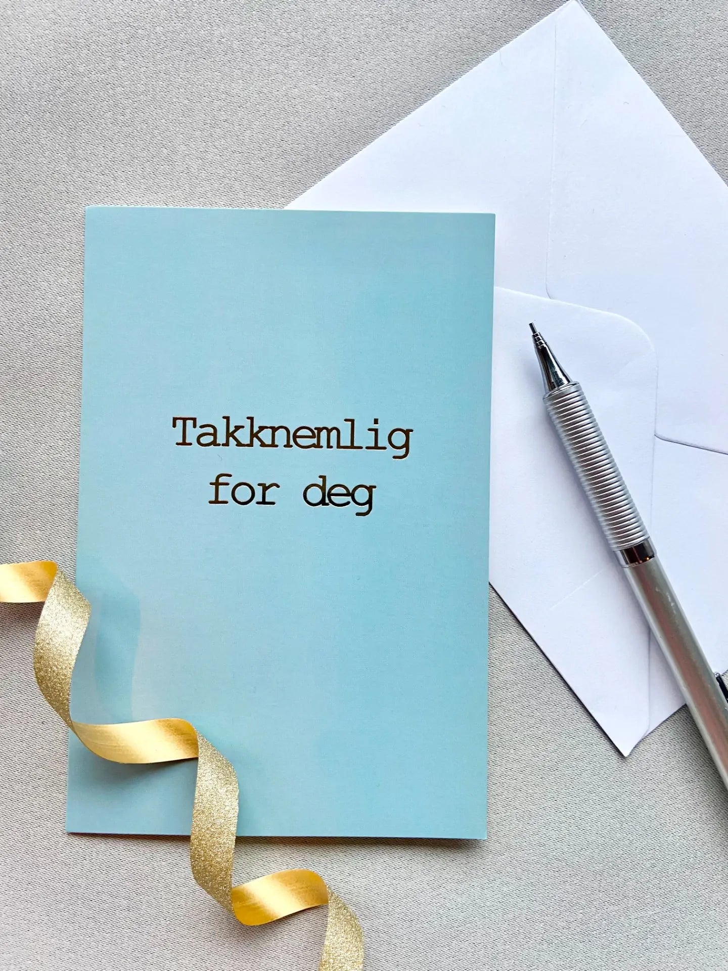 Gratulasjonskort "Takknemlig for deg"