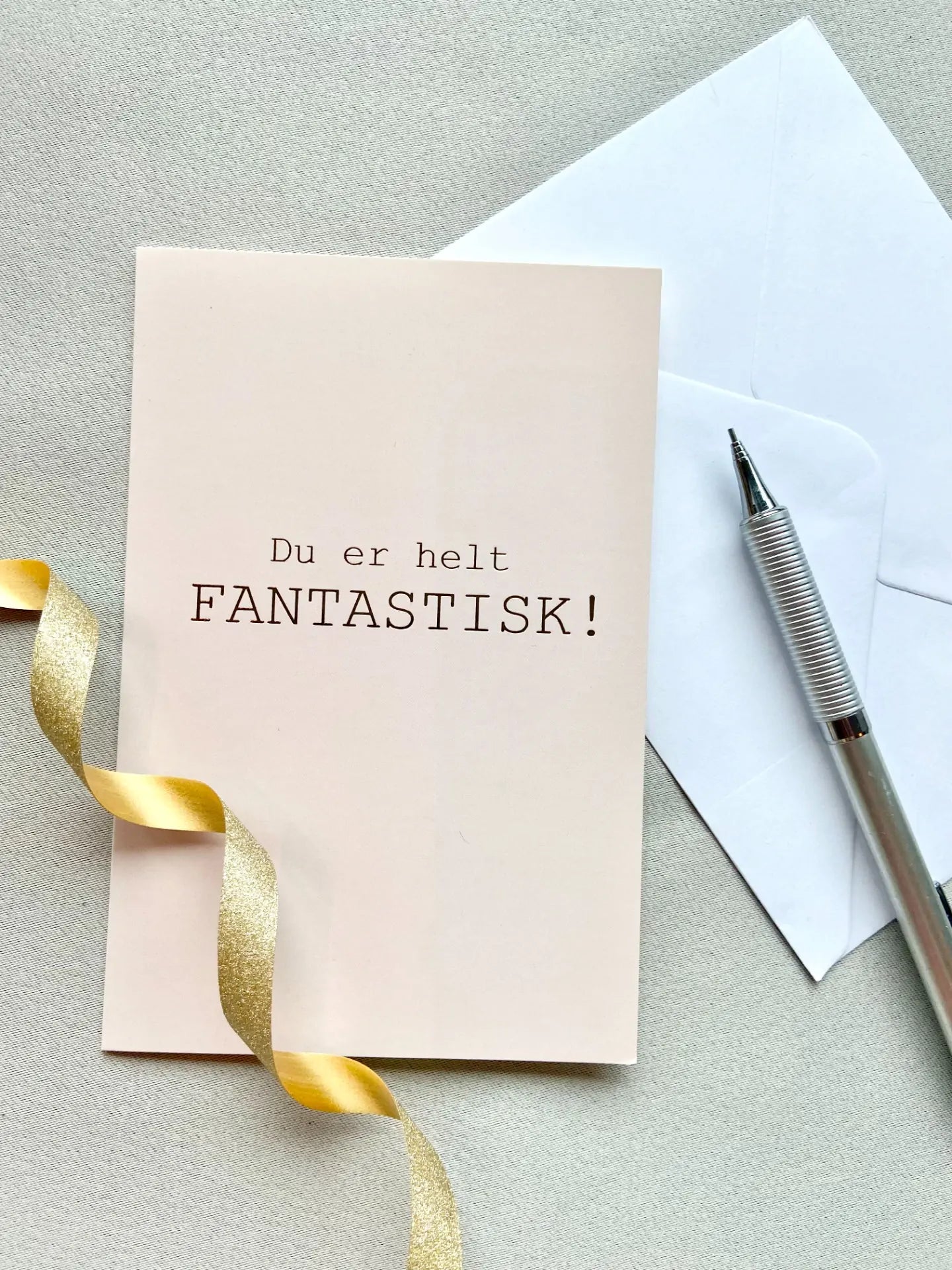 Gratulasjonskort "Du er helt fantastisk"