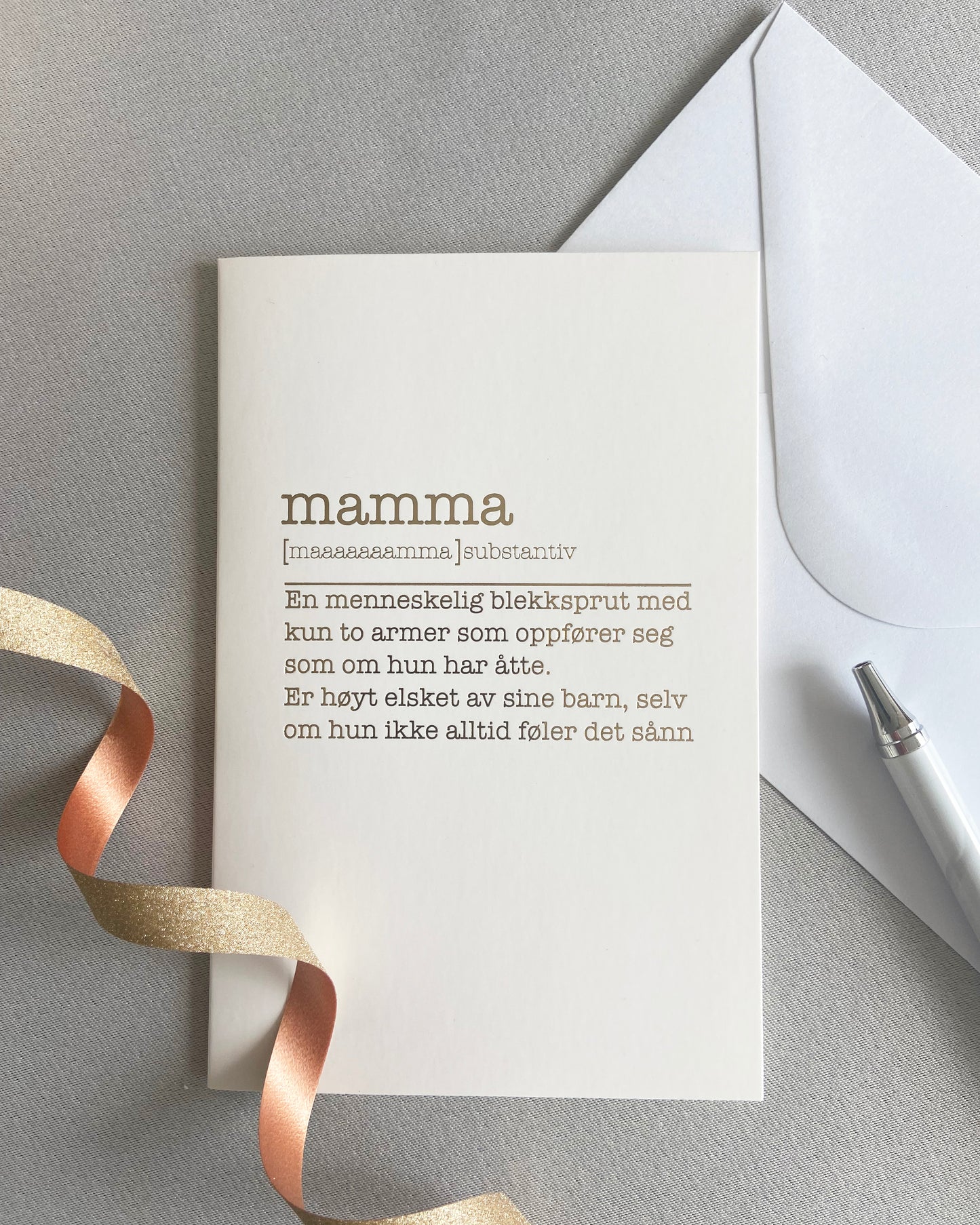 Gratulasjonskort "Mamma"