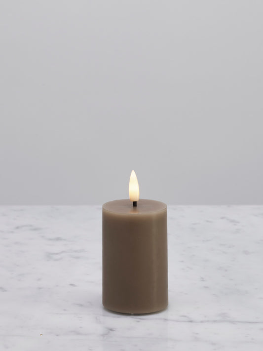 NYHET! Naturtro LED-kubbelys, beige 5 x 7,5 cm