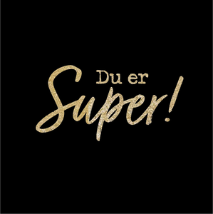 Gratulasjonskort "Du er super!"