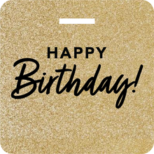 Last inn bildet i Galleri-visningsprogrammet, Glittertag &quot;Happy Birthday!&quot;
