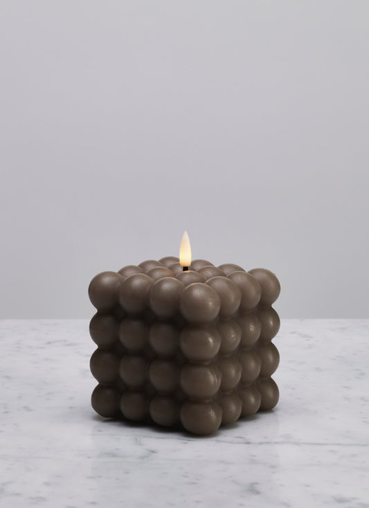 LED-lys Kube Boble - Beige
