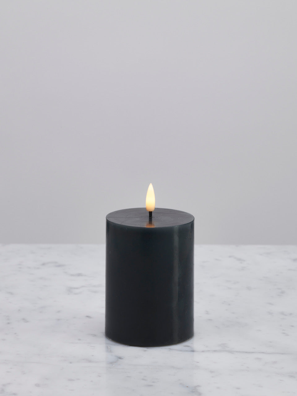 NYHET! Naturtro LED-kubbelys, mørk grå 9 cm