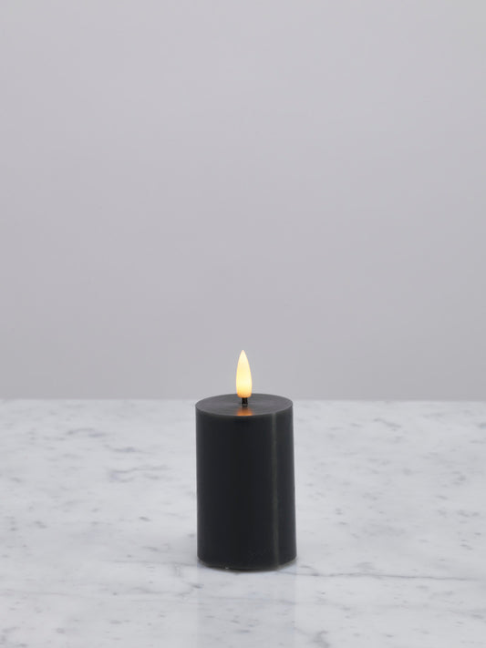 NYHET! Naturtro LED-kubbelys, mørk grå 5 x 7,5 cm