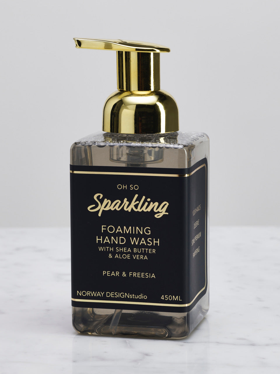 Skummende håndsåpe - Mørk Grå - Pear & Freesia